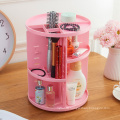 2Pcs 360 Spinning Makeup Organizers Set, Cosmetic Carousel Storages, Cosmetics Holder Racks for Countertop and Bathroom